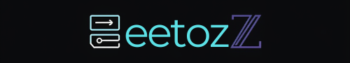 Sophisticated 'eetoz' Logo with Geometric Typography